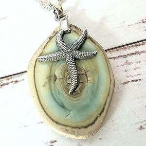 Imperial Jasper Starfish Pendent